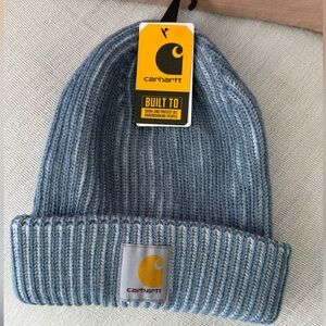 Carhartt Light Blue Ribbed Beanie